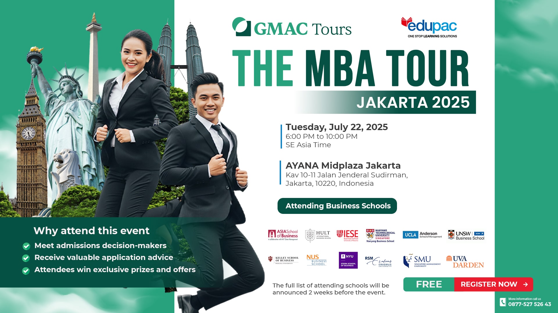 Gmac Tours The Mba Tour Jakarta Edupac Indonesia
